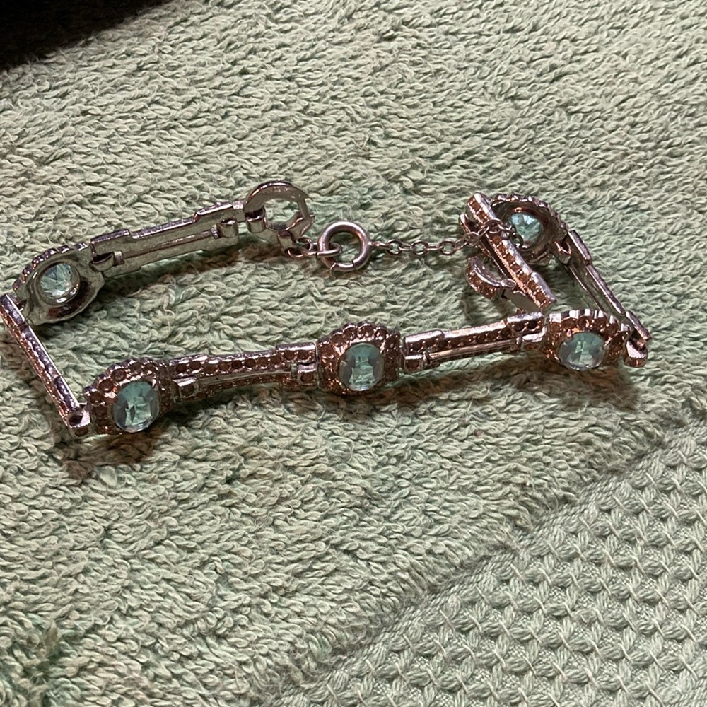 Light blueish color gems! Bracelet